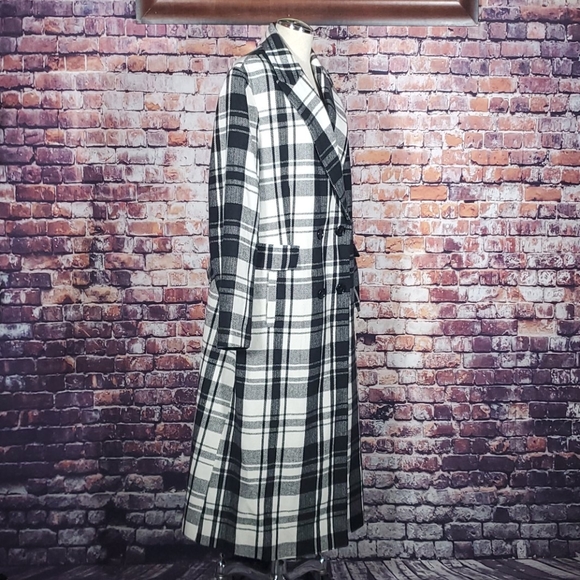 Halogen Double Breasted Check Coat -Plus Size NWT - Picture 4 of 8